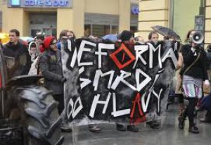 Protestní akce v Ústí nad Labem